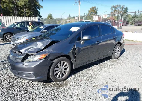 2012 Honda Civic Ex z USA, uszkodzony, nr VIN 2HGFB2F83CH315356